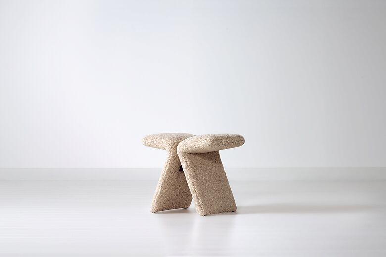 Butterfly stool (upholstered)