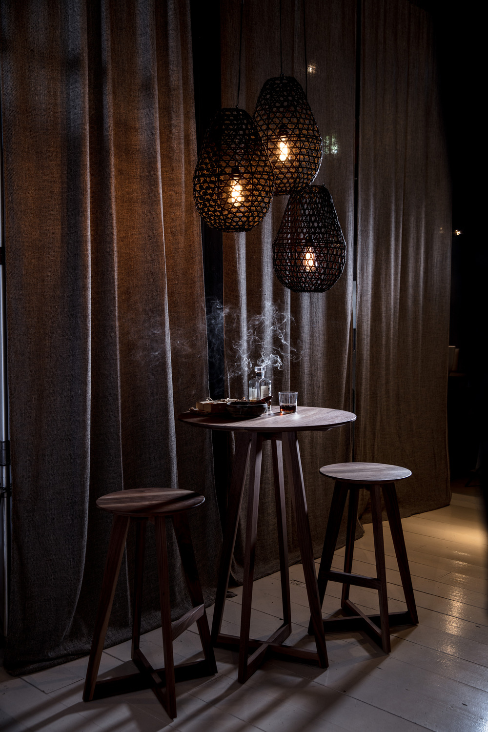 Mason bar table